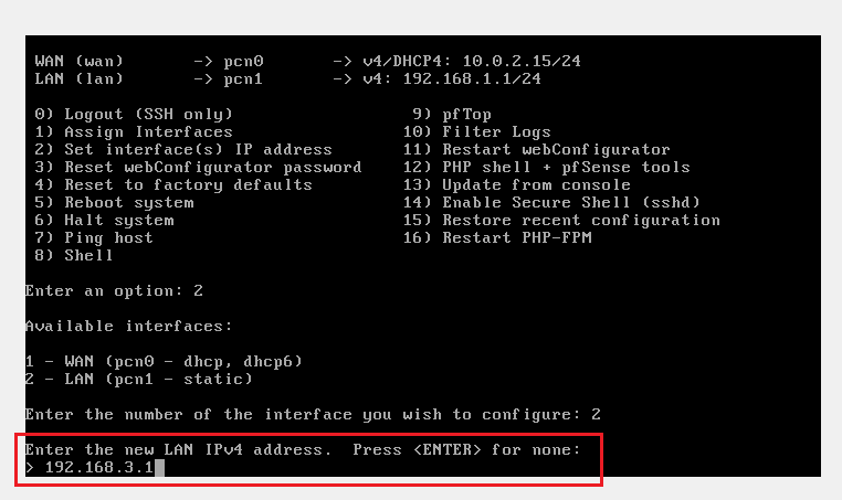 Install pfSense 2.6.0 Firewall