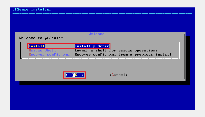 Install pfSense 2.6.0 Firewall