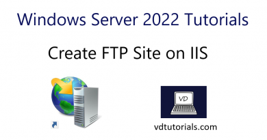 Create FTP Site on IIS - Windows Server 2022
