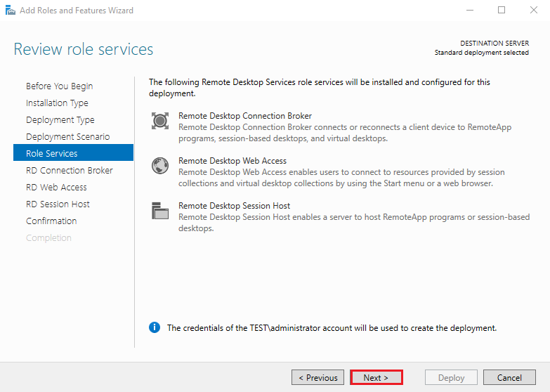 Install Remote Desktop Services (Session based) on Windows Server 2022