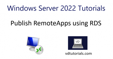 Publish RemoteApps using Remote Desktop Services - Windows Server 2022
