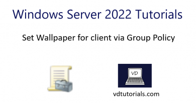 Set Wallpaper for windows clients via Group Policy in Windows Server 2022